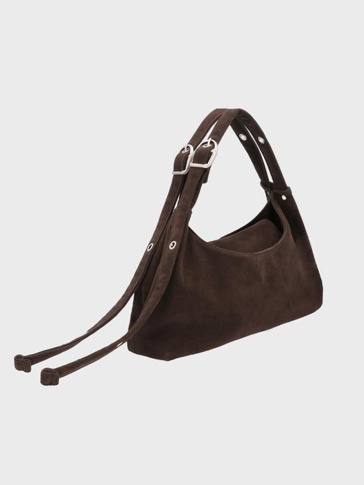 BRIDGE BAG SUEDE CHOCO 브릿지백 스웨이드 초코