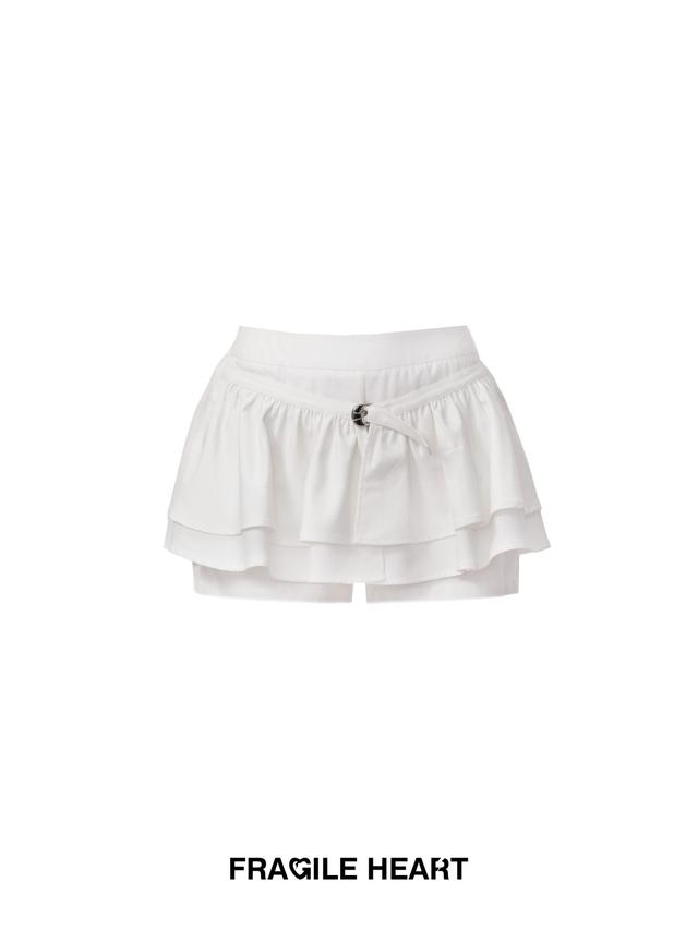 【angelnumber555】 stripe cancan skirt ♥2color Angelnumber555 stripe cancan skirt (2 color) - 위시버킷