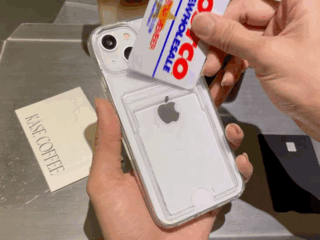 카드수납 변색방지 투명 카드케이스 2장 수납 이중구조 투명 방탄 젤하드 케이스 { 아이폰14 13 12 11 미니 프로 맥스 갤럭시 노트20  갤럭시 20 21 22 23 울트라