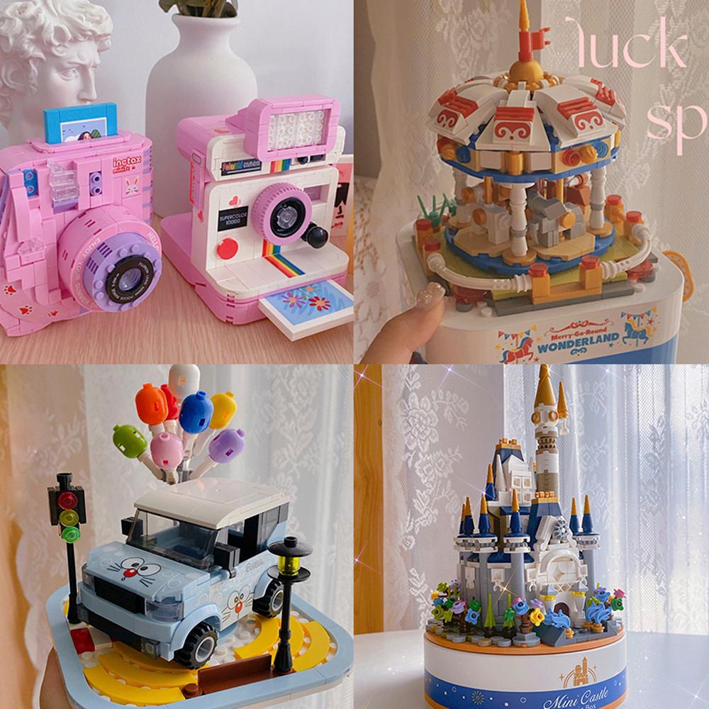 지브리 오르골 레고 호환 블럭 모음 집에서 할수있는 취미