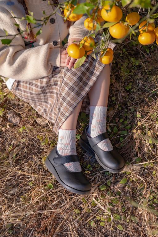 ✨Best Seller✨가죽 메리제인 운동화 - 까망이