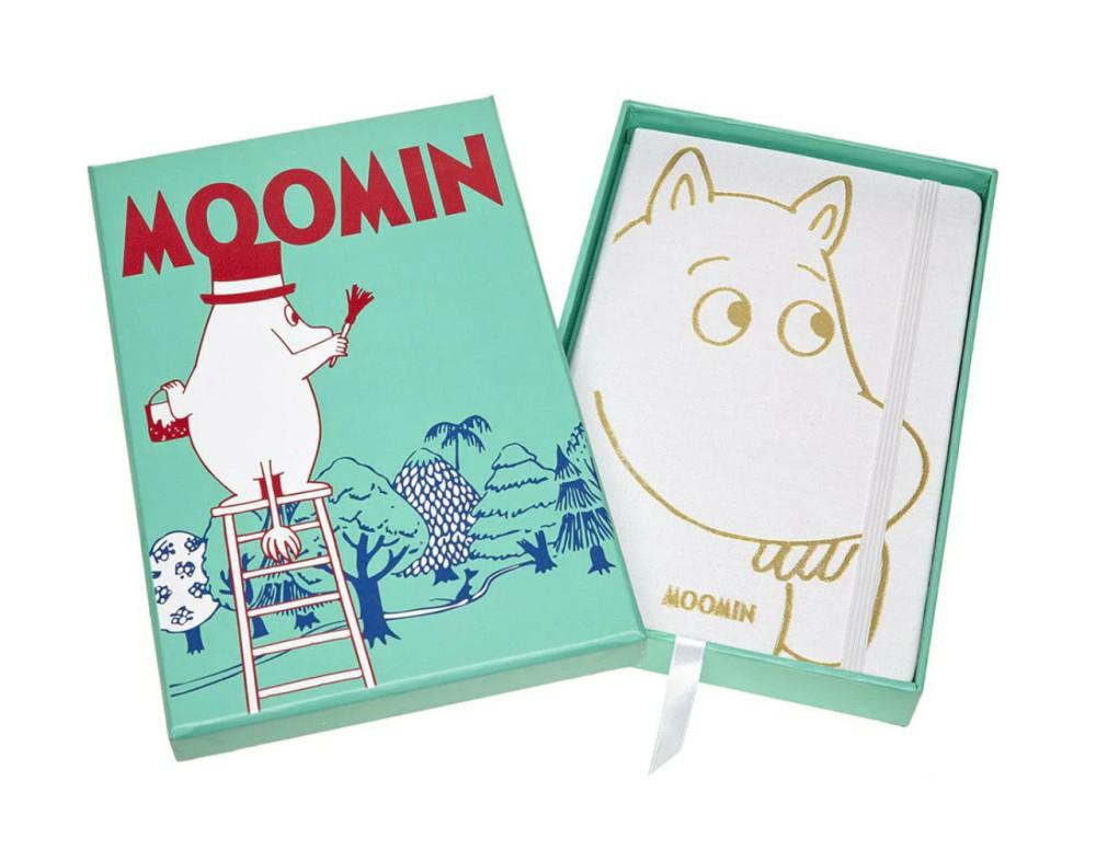 핀란드 무민 몰스킨 하드커버 노트 13x21cm 240p  감성 고급 이쁜 디자인 업무용