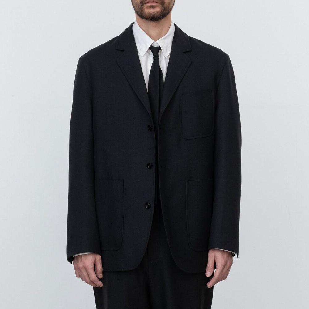Wool Sports Jacket - Black