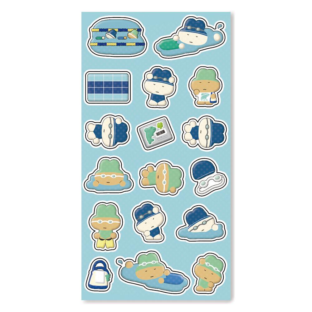 [네코메이드수프] 스티커 돌고래실내수영장