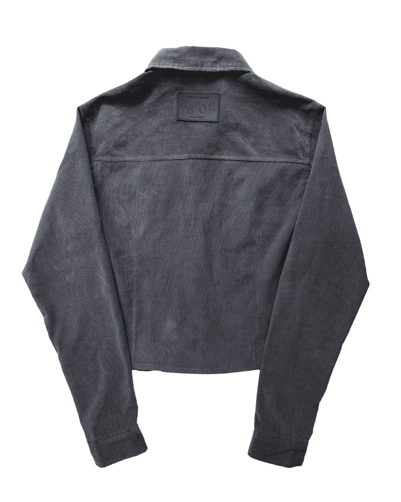 as”on Jennis corduroy shirt (Charcoal)