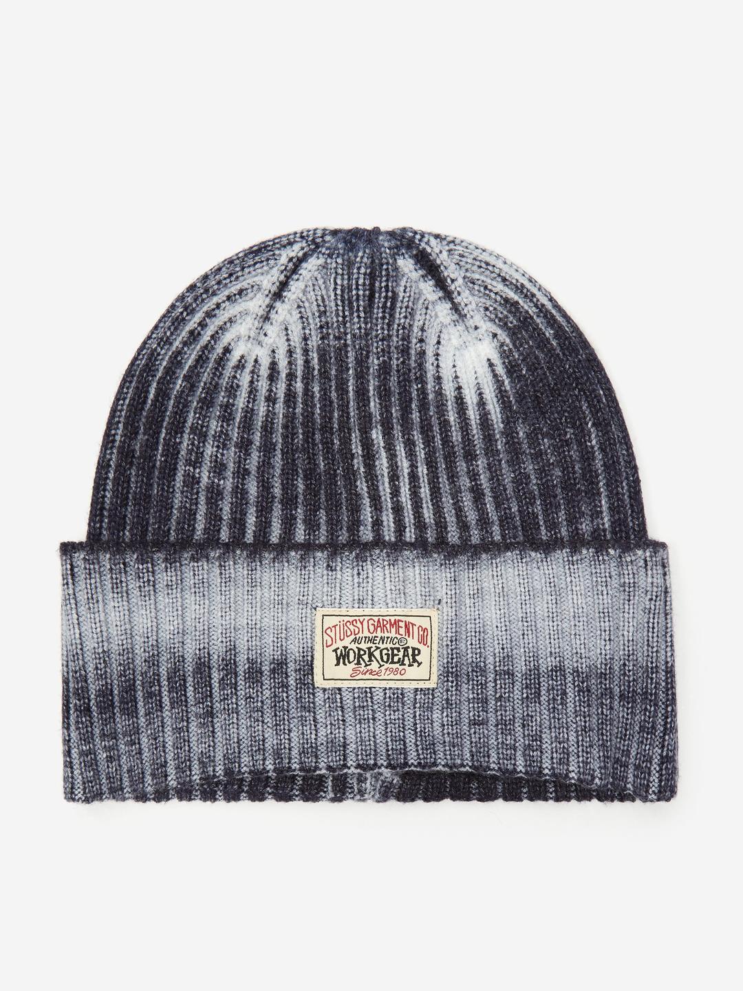 Stussy Workgear Spray Cuff Beanie - Navy