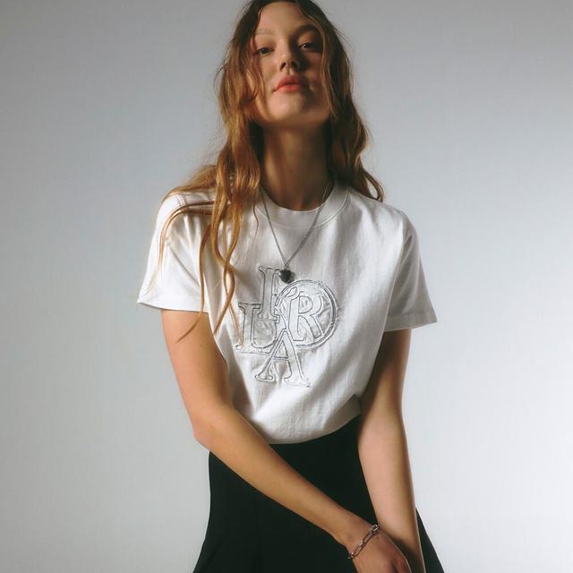 WMM STUDIOS☆Classic Logo Crop T shirt WMM STUDIOS - Classic Logo T / Slim-fit / Crop T-shirt
