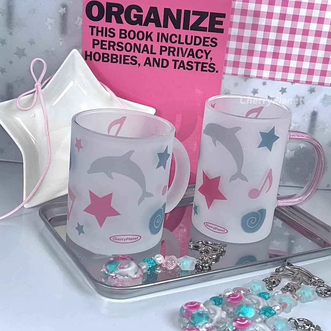 Dolphin Star Music Cup 레트로 돌핀 돌고래 컵