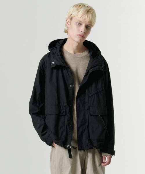 [시티 레저] CN 후디드 윈드브레이커 재킷 [블랙]