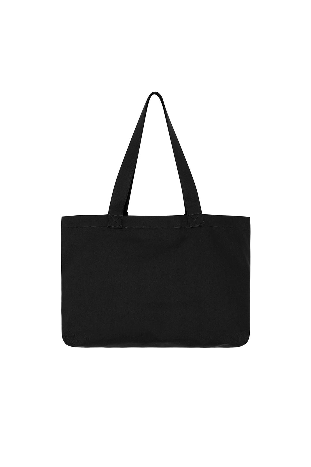 BELTED SHOULDER BAG black