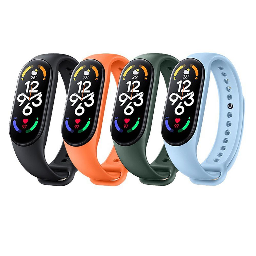 샤오미 미밴드7 전용 스트랩 실리콘 밴드 줄 시계줄