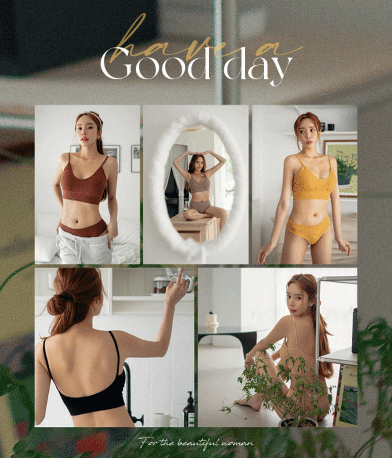 [노와이어] 좋은날(QN63) 브라팬티세트