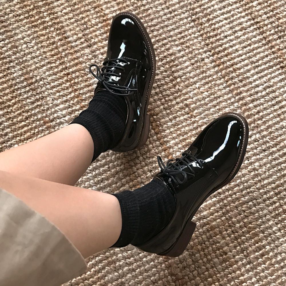 [사뿐] 루딘 레이스업 로퍼 (3cm)