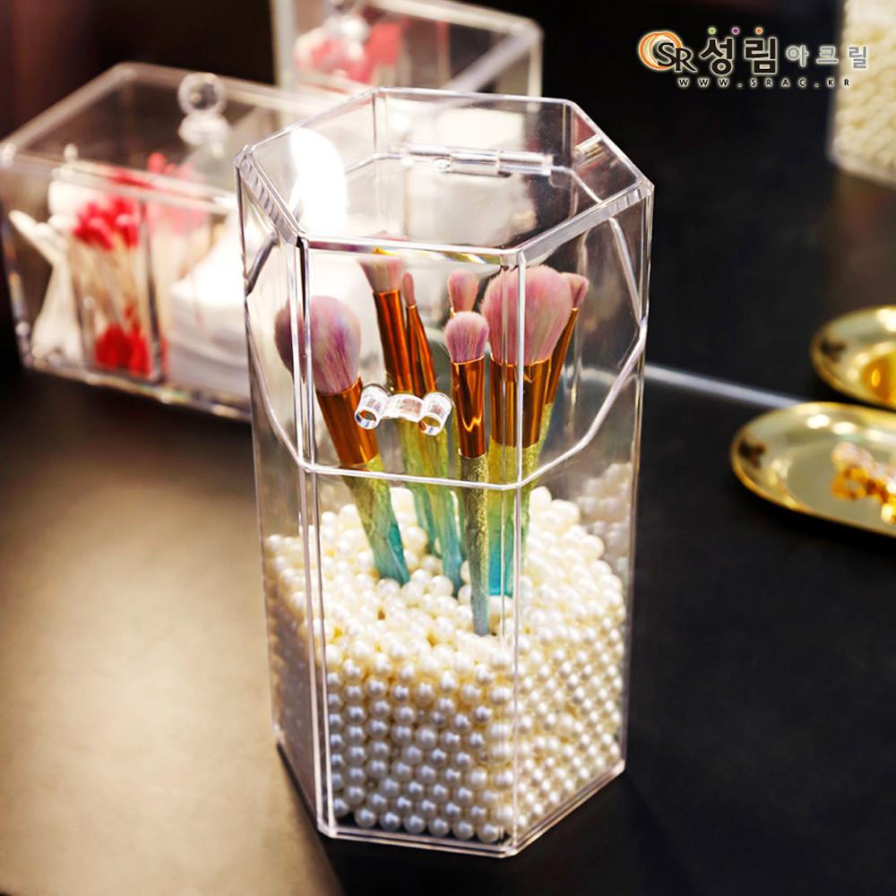 진주 브러쉬 펜슬 정리함