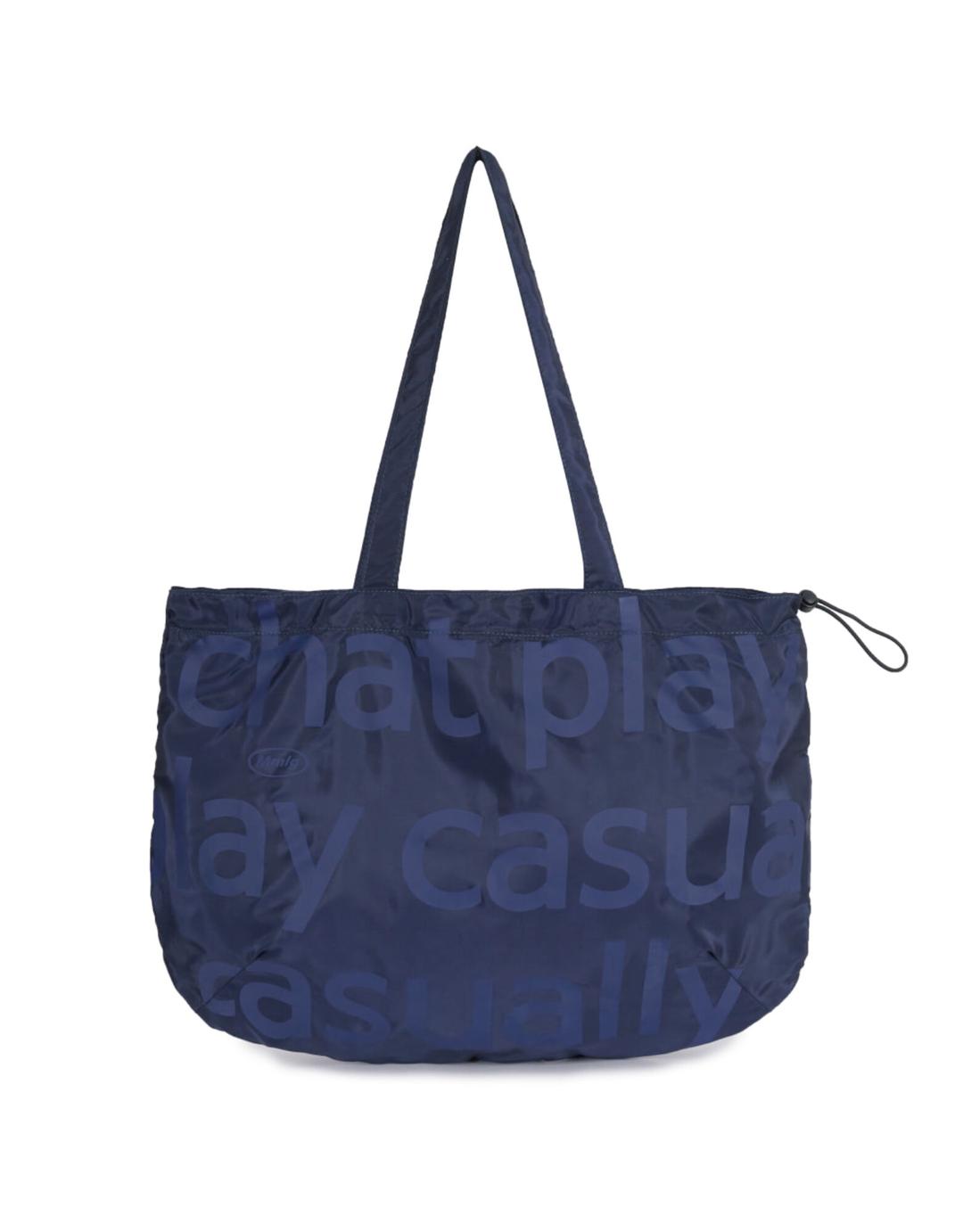 [Mmlg] CPC TYPO LAYOUT TOTE BAG (NAVY)