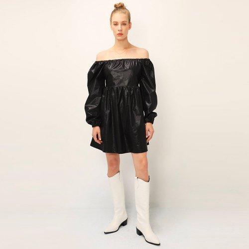 Joy Coated Babydoll Dress