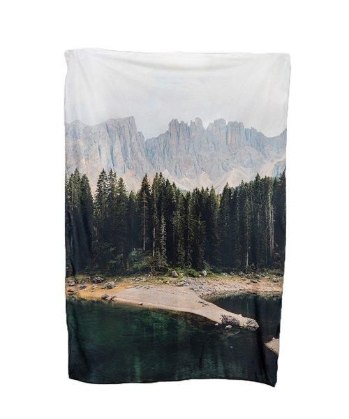 자연 그대로, 포토 극세사 블랭킷 담요 / 우드포레스트