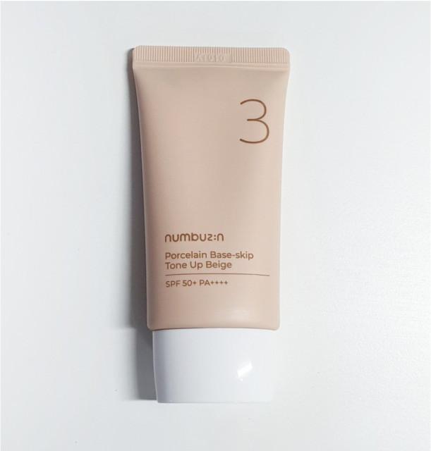 한국콜마 넘버즈인 3번 도자기결 파데스킵 톤업베이지 50ml(SPF50+)