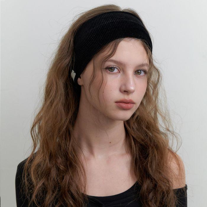 natural back point band - black