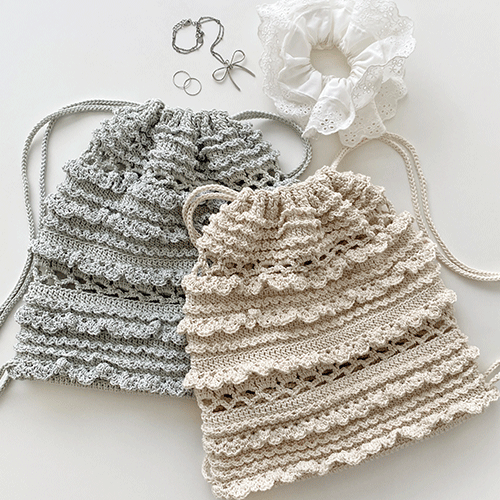 코튼 헬릭스 N6 레이스 스트링백 코튼 헬릭스 N4