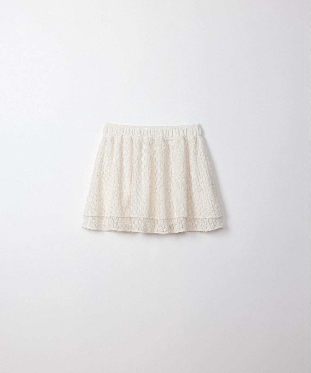 빈티지 레이스 스커트 (cream)