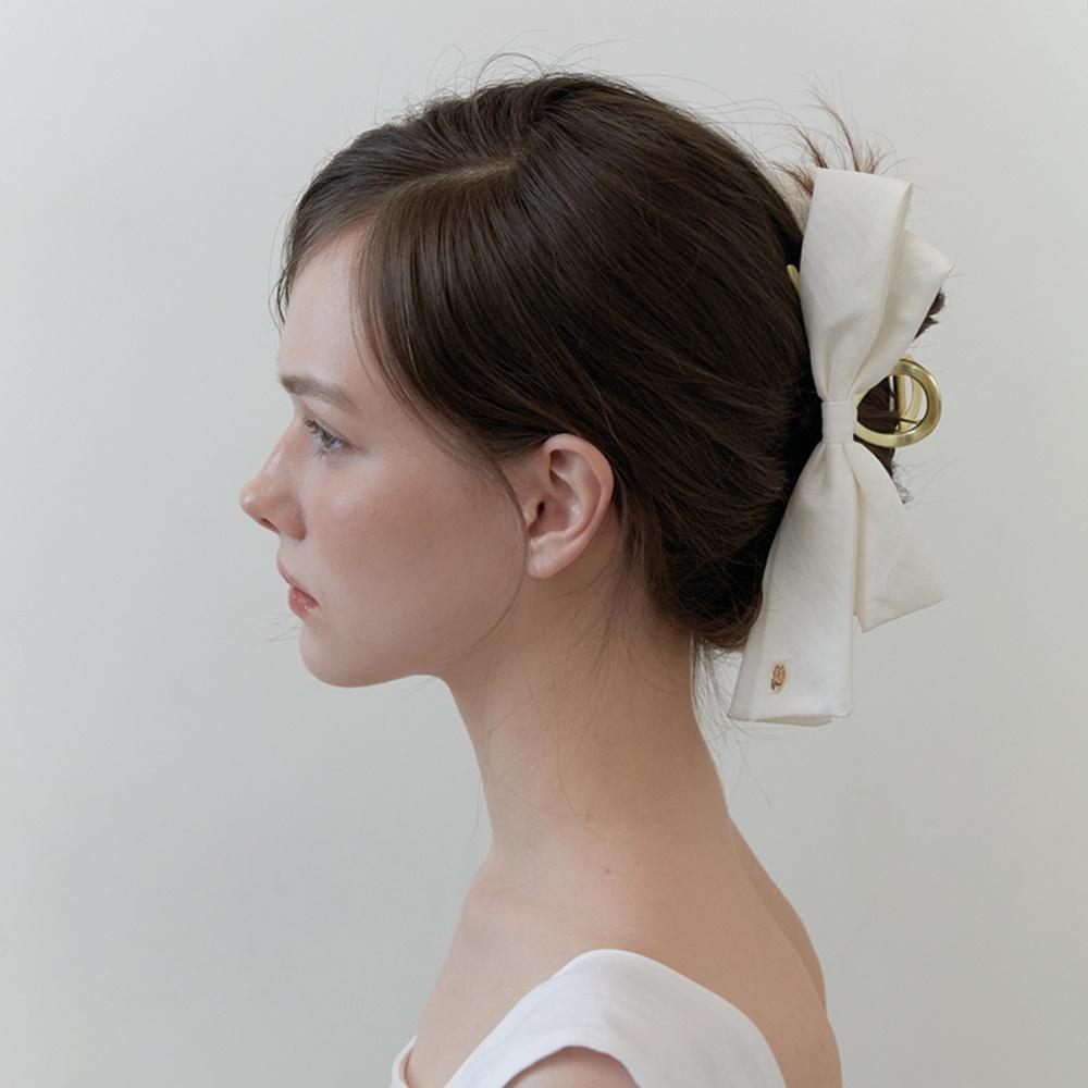 breeze dressy ribbon claw - off white