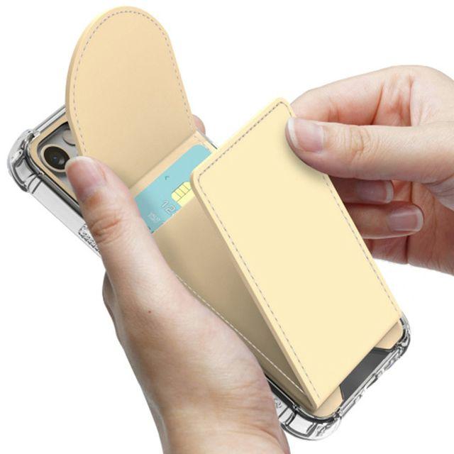 [까미또] 레인보우 카드 포켓 핸드폰 카드 수납 범퍼 케이스 갤럭시S23 S22 울트라 S21 5G 노트20 플러스 아이폰14프로 맥스 아이폰13 아이폰12 미니