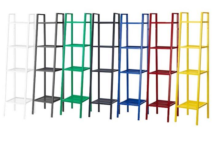 LERBERG 레르베리 철제선반(중형) 35x148cm/4단선반/틈새수납장/베란다