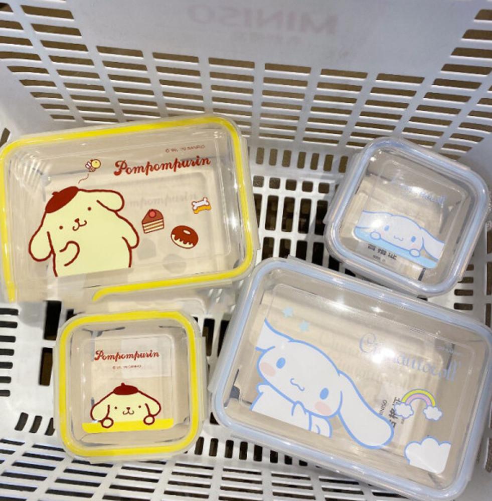 시나모롤 폼폼푸린 반찬통300ml 900ml (정품)