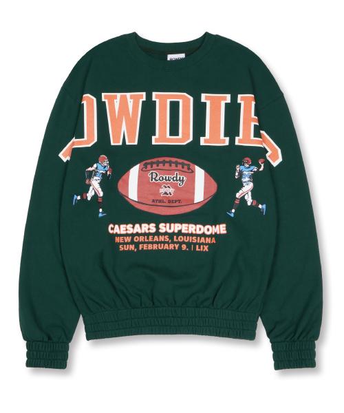 Rowdies Super-Bowl Banding Sweatshirt_Forest Green