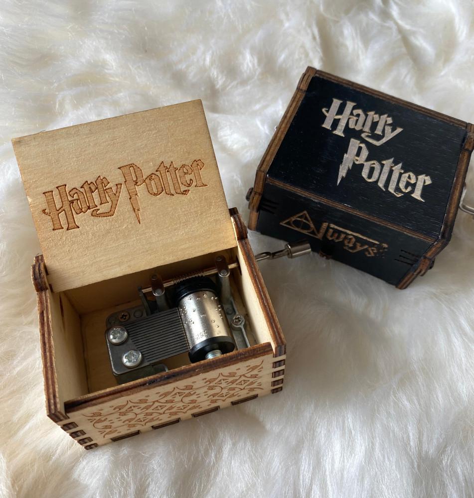 해리포터 오르골 우드 굿즈 (3color)