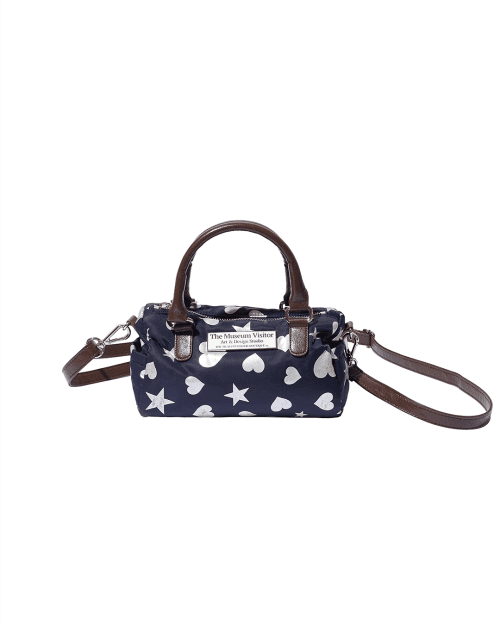 HEART STAR CRACK BOSTON BAG 2.0 (NAVY)