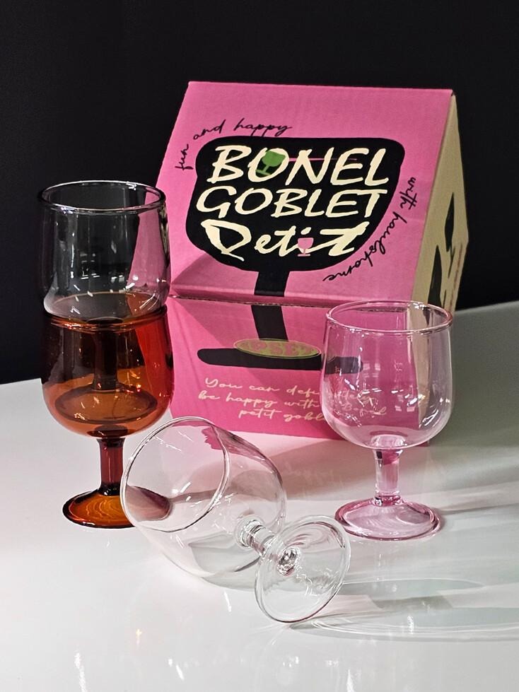 하울스홈 보넬 쁘띠 고블렛 4P 세트 소주잔 미니잔