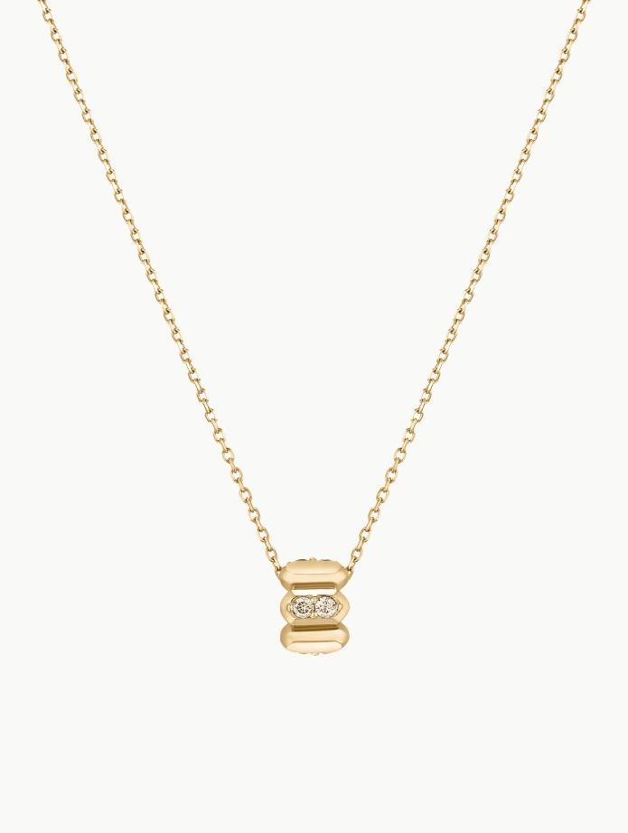 14k diamond raffine necklace