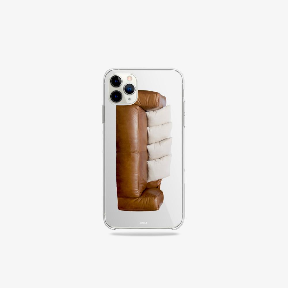 WOAT brown sofa phone case 아이폰15