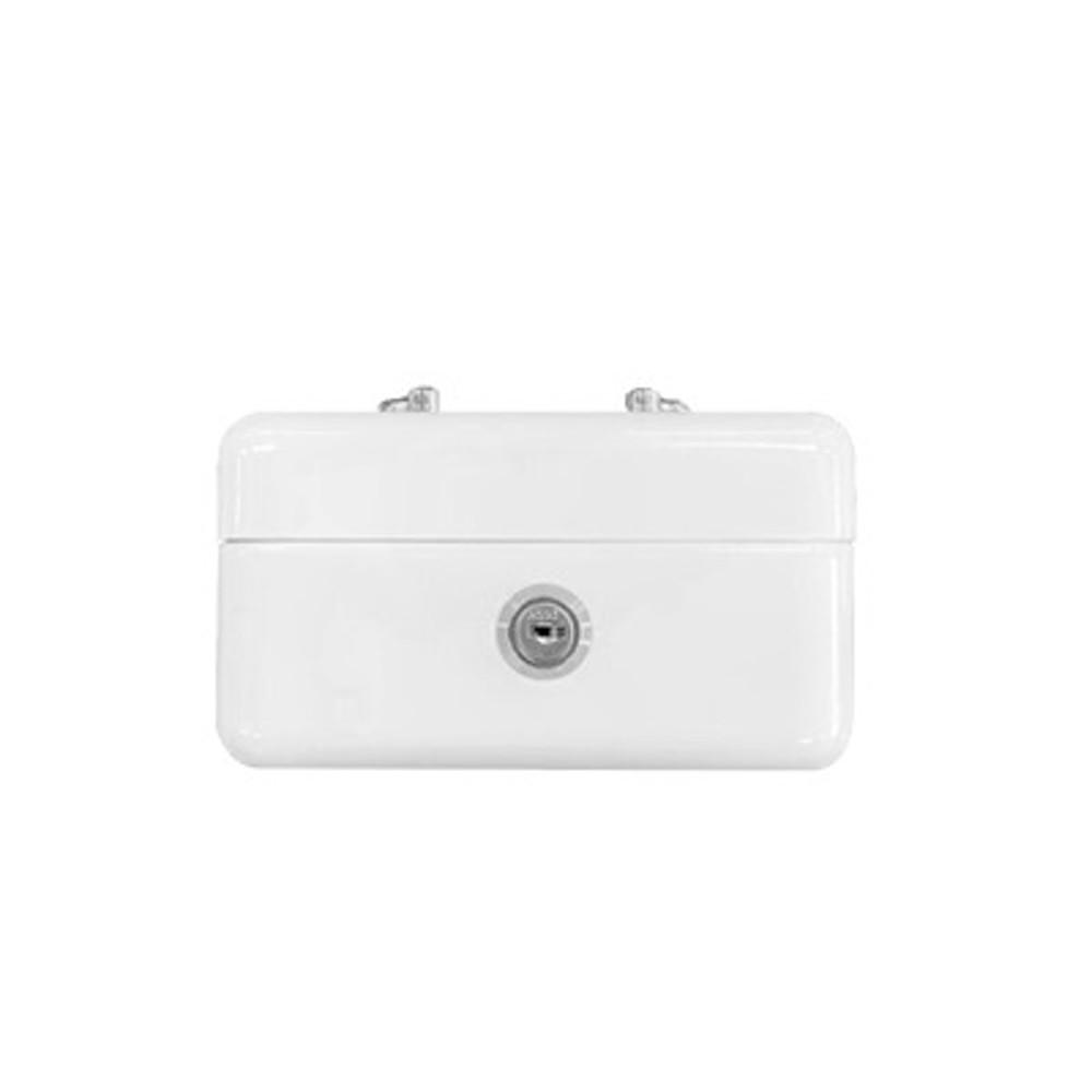 [엘레피] 살바다나이오 화이트 철제 저금통 선물함 비밀 금고 Salvadanaio