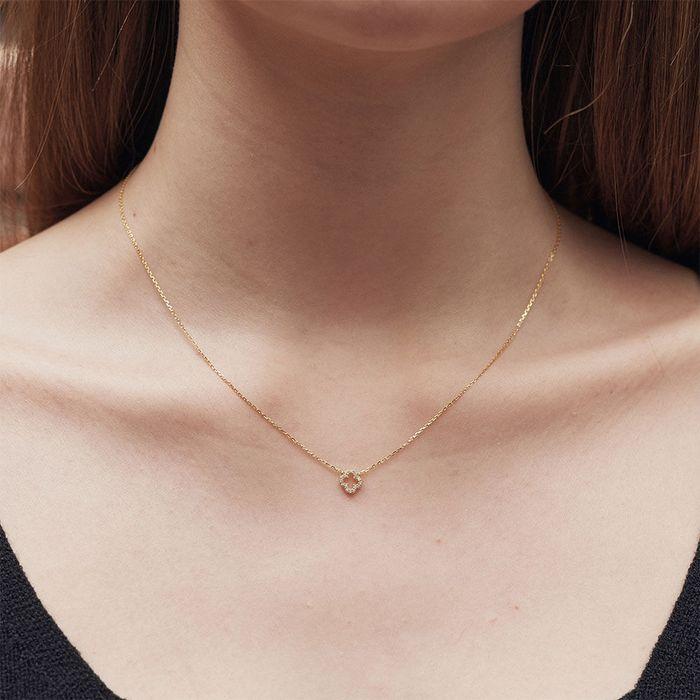 Feminine clover necklace - 2 color