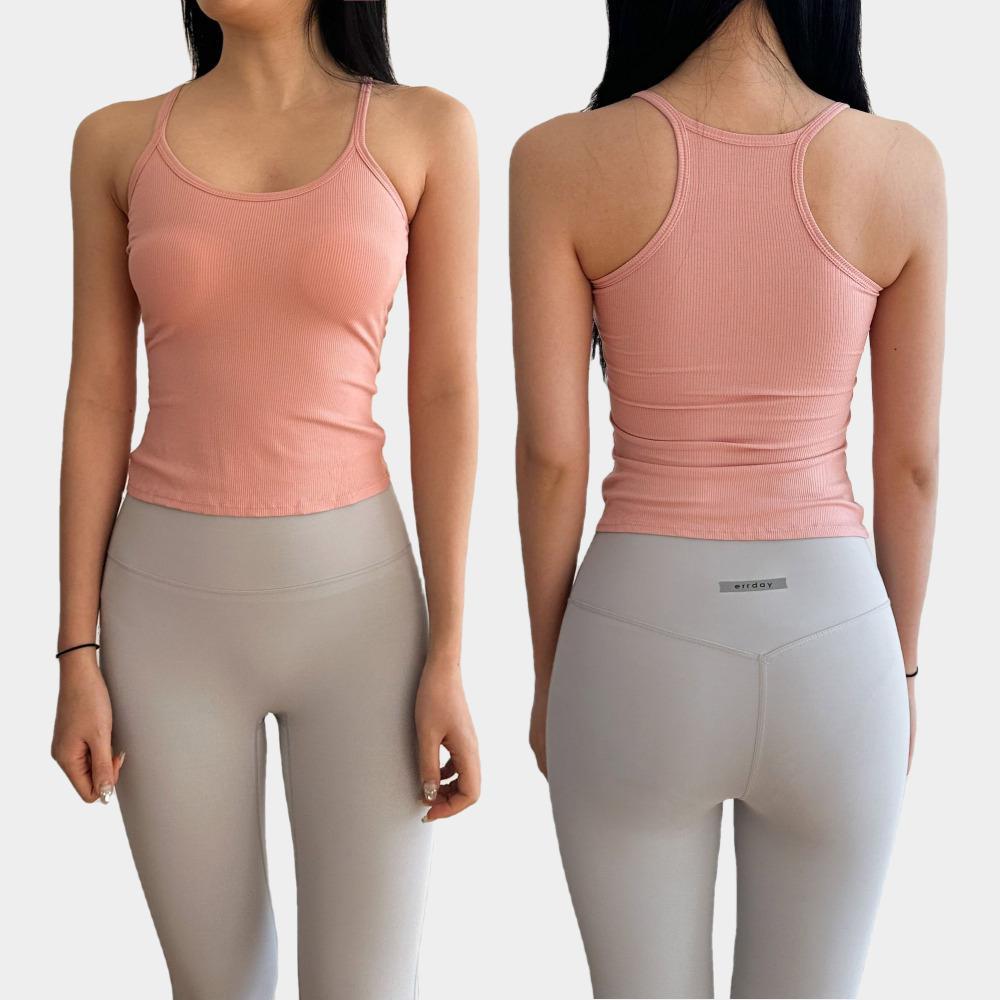 [7color/데일리]망고캡 필라테스복 요가복 요가브라탑 요가나시 여성운동복 상의