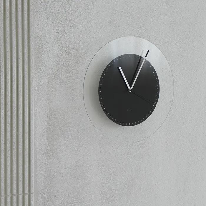 라이너 벽시계 던블랙