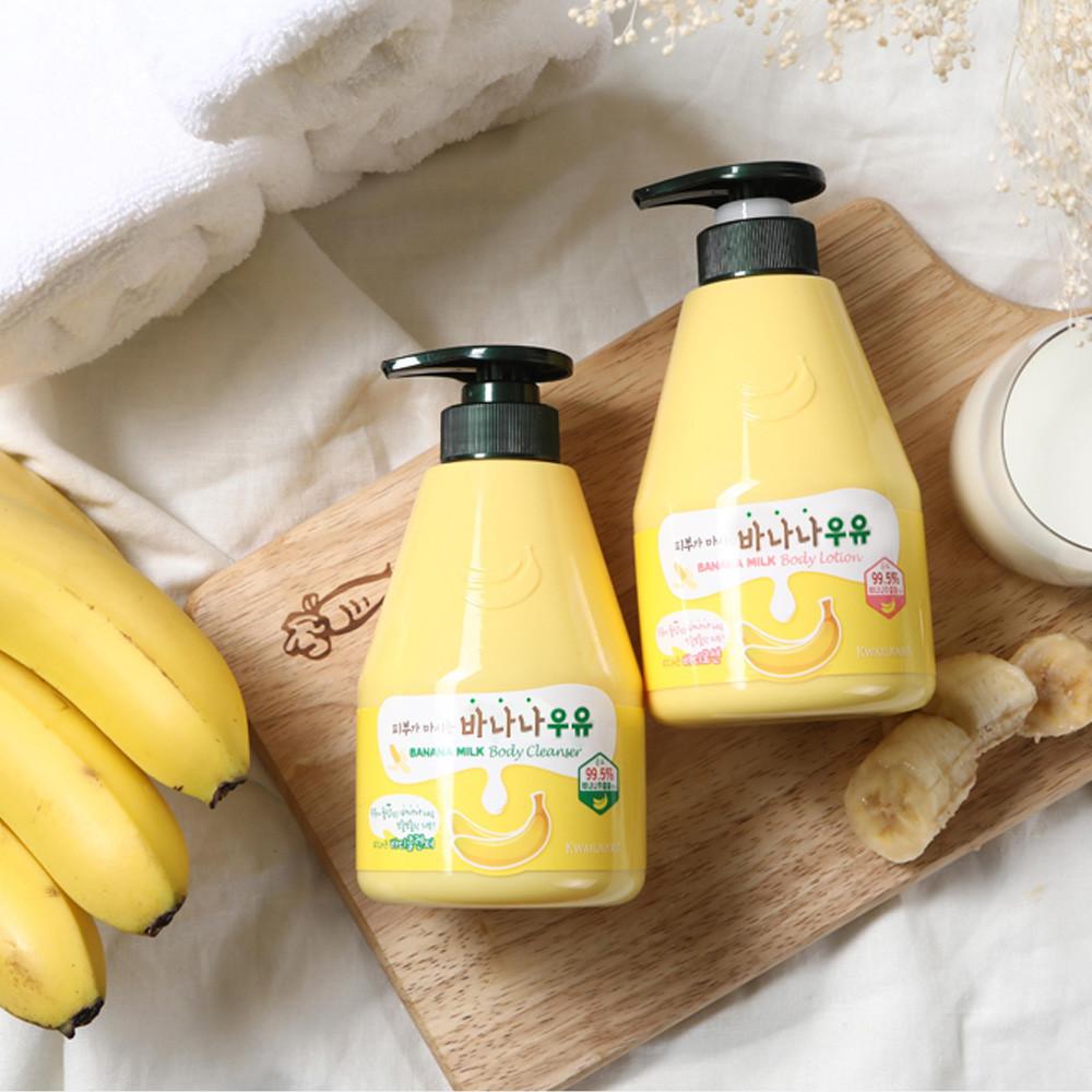 1+1 과일나라 향기좋은 바나나 딸기 대용량 바디로션