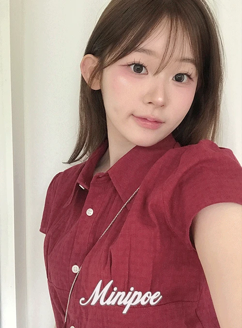 [MADE] 프링스 셔츠 (1color) /red ( 바배물량 , 소진시 7일소요 )