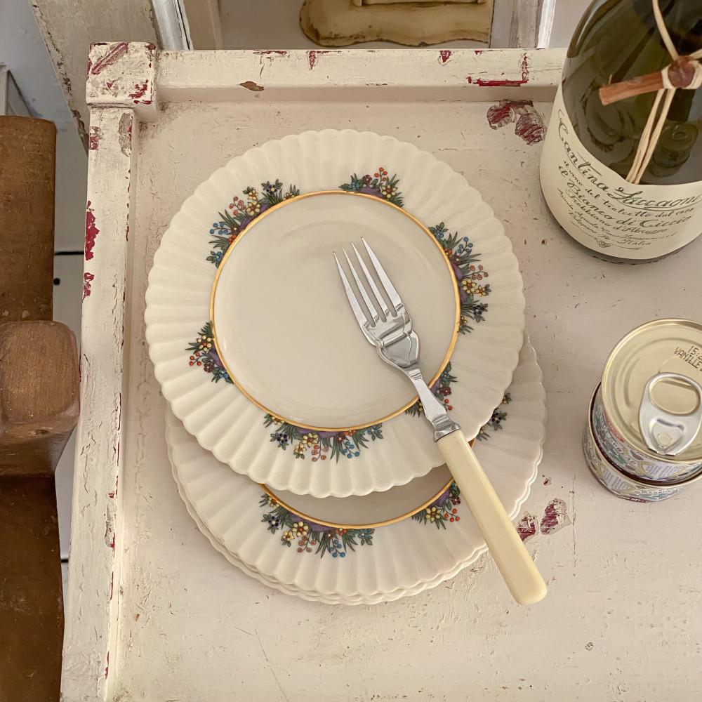 레녹스 러틀리지 브레드 접시, 빈티지 플레이트