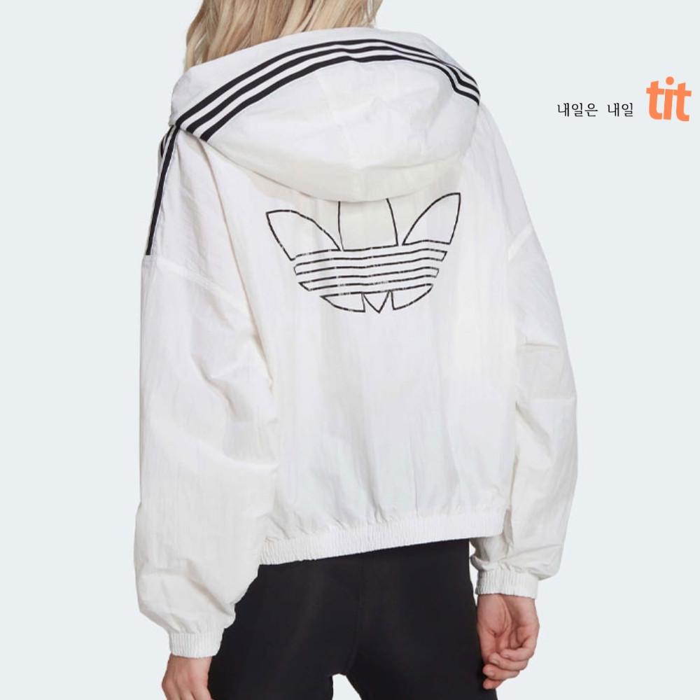 아디다스 오리지널 클래식 윈드브레이커 여성 바람막이 재킷 화이트