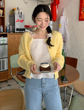 소프 페일라운드니트가디건 (4color)