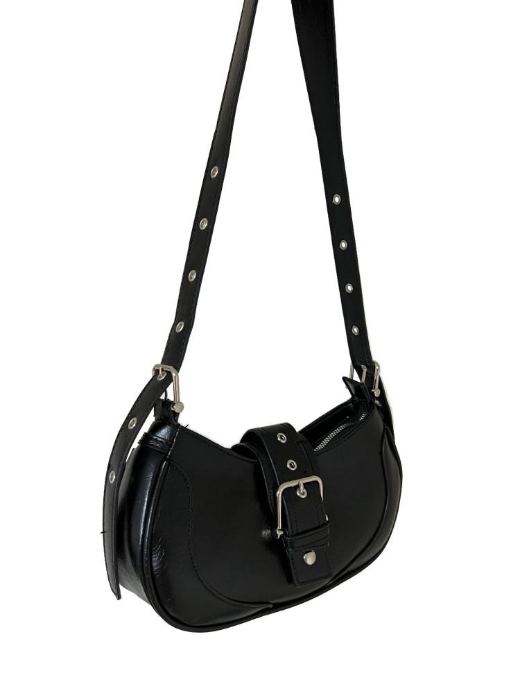 레이 아일렛 버클 숄더백