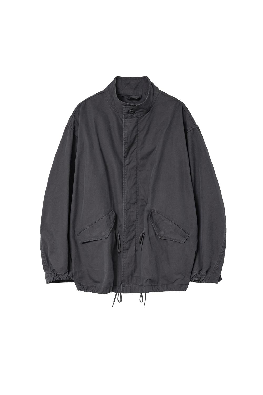 Short Mods Parka Purple Black