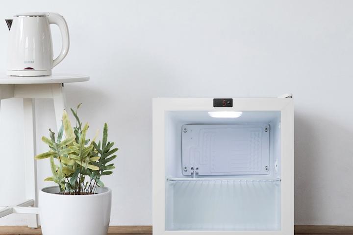 윈세프 46리터 예쁜 미니냉장고 SC-46 잠금형 쇼케이스 냉장고