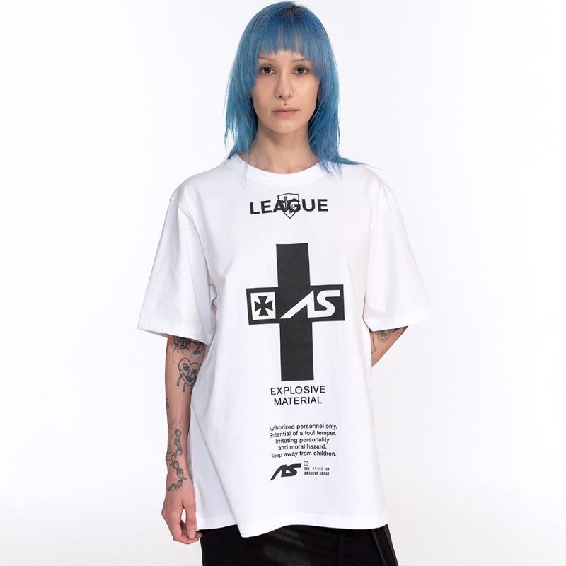 LEAGUE OVERSIZED T-SHIRT (WHITE)