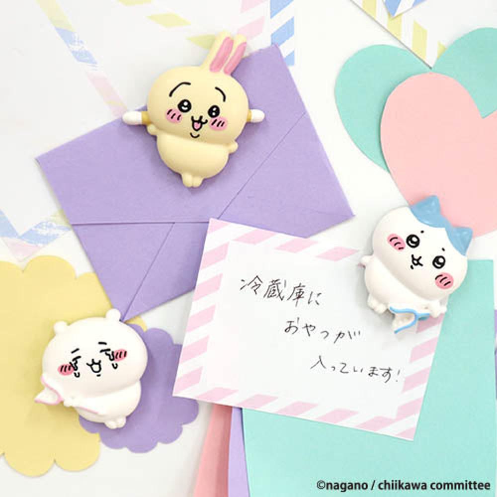 나가노 농담곰 치이카와 마그넷 3종 세트 치이카와 하치와레 우사기