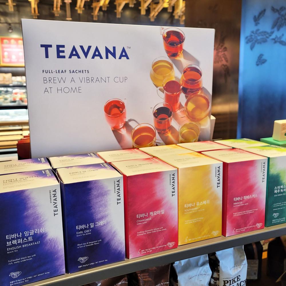 스타벅스 티바나 히비스커스 캐모마일 얼그레이 홍차 티백 허브 차 티 스벅 Teavana
